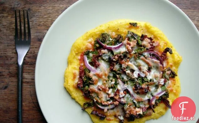 Pizza De Polenta Para Uno