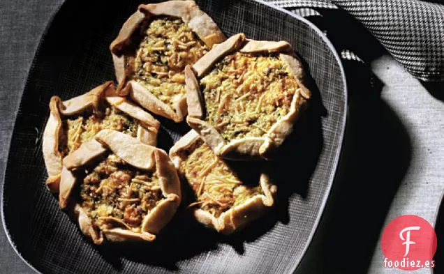 Galettes Individuales de Calabacín, Limón y Ricotta