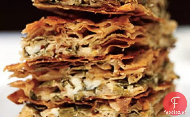 Pastel de Puerro y Apio