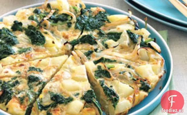 Frittata De Col Rizada, Patata Y Cebolla