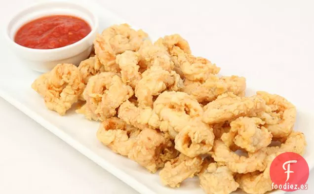 Calamares con Salsa de Tomate Asado