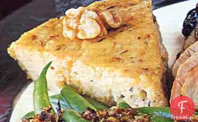 Triángulos de Polenta con Romero y Nueces