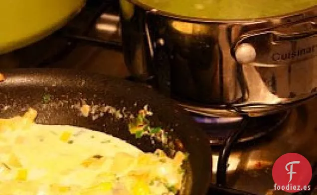 Sopa de Puerro de Patata Verde