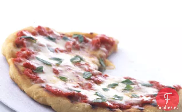 Pizza Margherita a la Parrilla