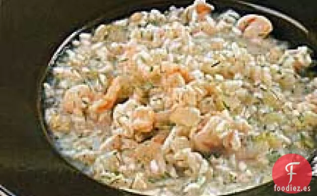 Risotto de Camarones e Hinojo