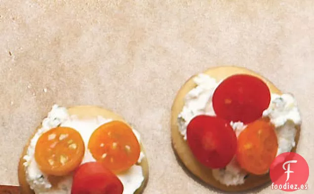 Pizzette con Queso de Cabra y Ricotta