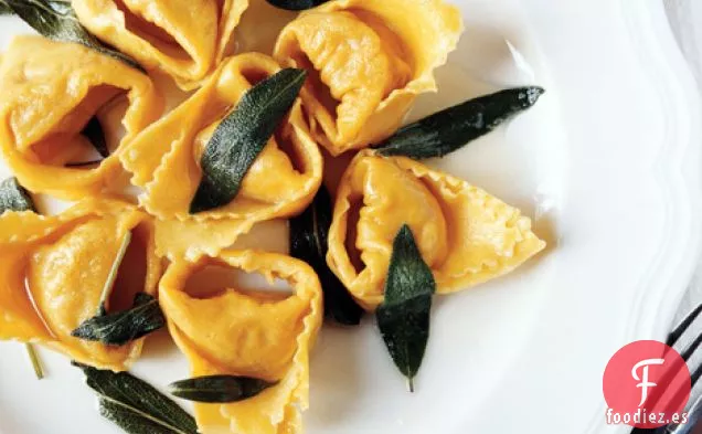 Cappellacci de Calabaza con Mantequilla de Salvia Marrón