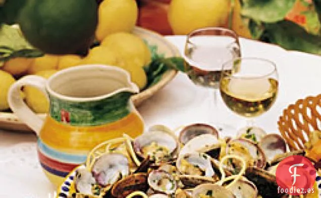 Espaguetis con Almejas Frescas, Perejil y Limón