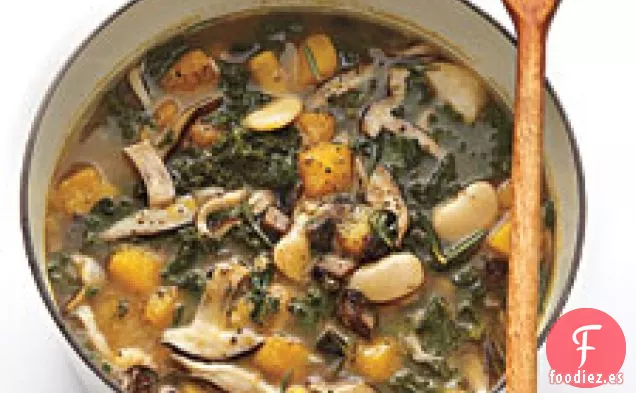 Estofado De Champiñones Y Habas De Lima