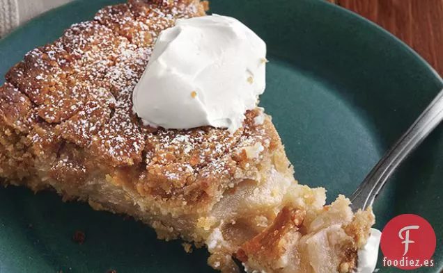 Tarta de Manzana con Miga de Pan y Avellana