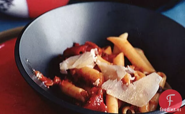 Penne con Salsa de Jamón de Tomate