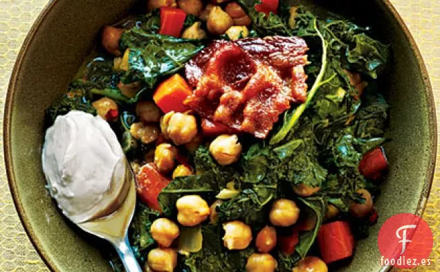 Garbanzos y Verduras