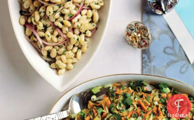 Ensalada de Frijoles Blancos con Limón y Comino