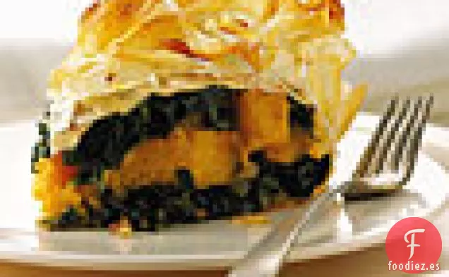 Col Rizada, Calabaza y Pastel de Panceta