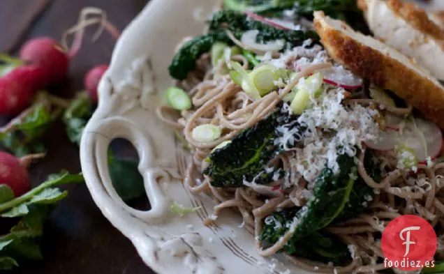 Receta de Fideos de Soba de Ajo