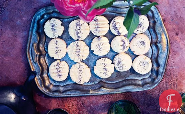 Galletas de Mantequilla de Agua de Rosas