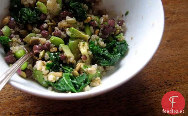 Quinua Con Frijoles Adzuki Y Aguacate