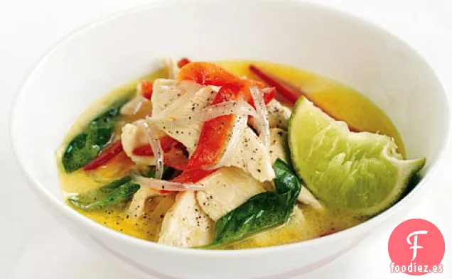 Curry de Pollo Verde Tailandés