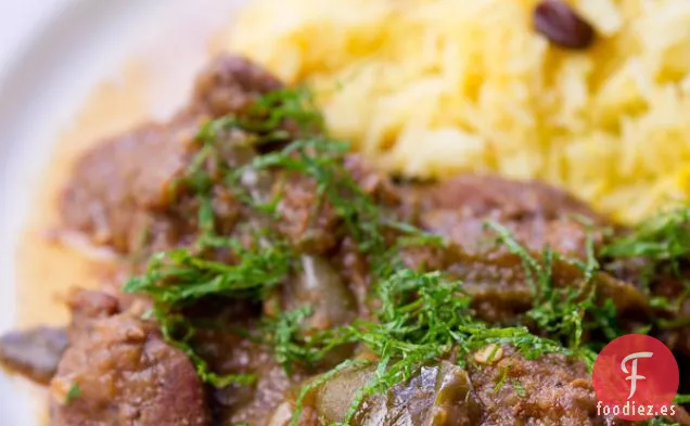 Cordero Con Masala De Chile Verde