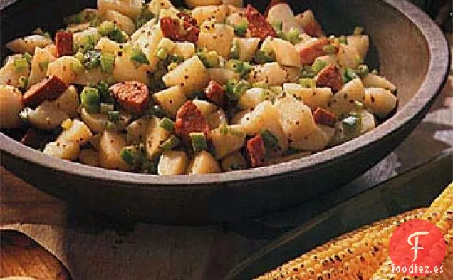 Ensalada de Patata Cajún con Salchicha Andouille