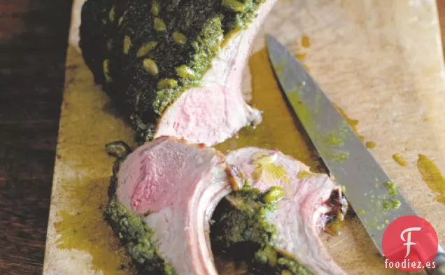 Parrilla De Cordero Asado Con Pistachos Receta