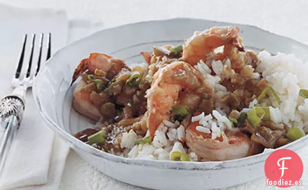 Estofado de Camarones Cajún