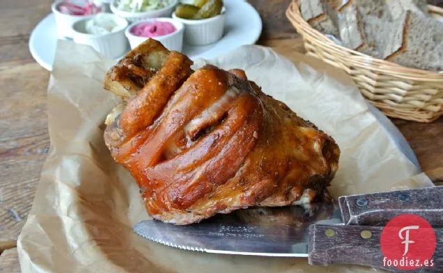 Receta de Caña de Cerdo Oktoberfest