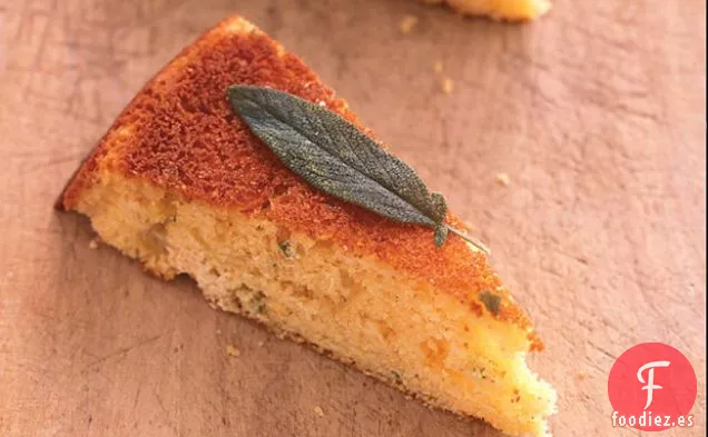 Pan de Maíz con Sartén de Salvia y Miel