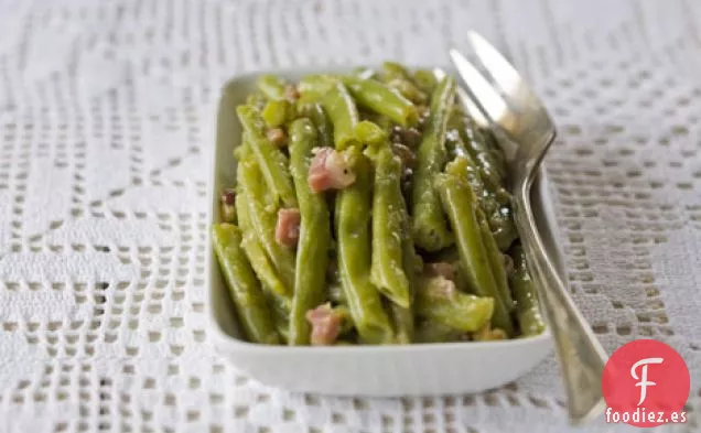 Frijoles con Mostaza y Jamón de Campo
