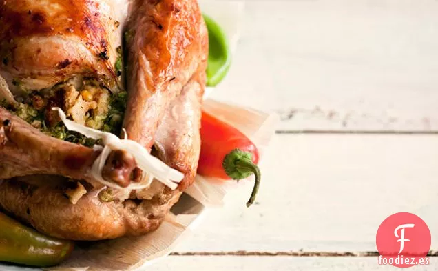 Pavo Relleno de Tamales de Texas de Francis Butler