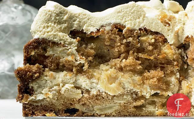 Pastel de Manzana y Aceite de Oliva con Glaseado de Arce