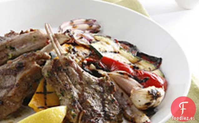 Chuletas De Cordero Con Hierba De Limón Y Jengibre