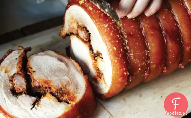 Porchetta Cubana Frotada con Comino