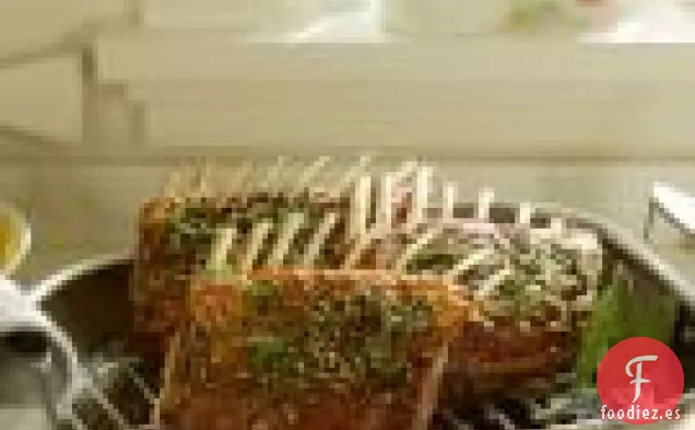 Costillero De Cordero con costra De Hierbas