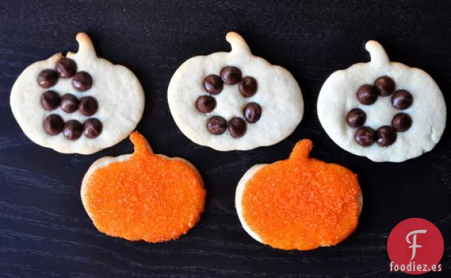 Galletas Desplegables de Queso Crema de Halloween Decoradas