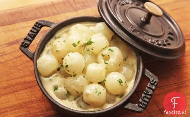 Cebollas Perladas en Crema