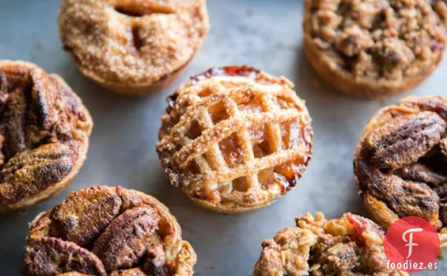 Mini Tartas de Celosía de Manzana