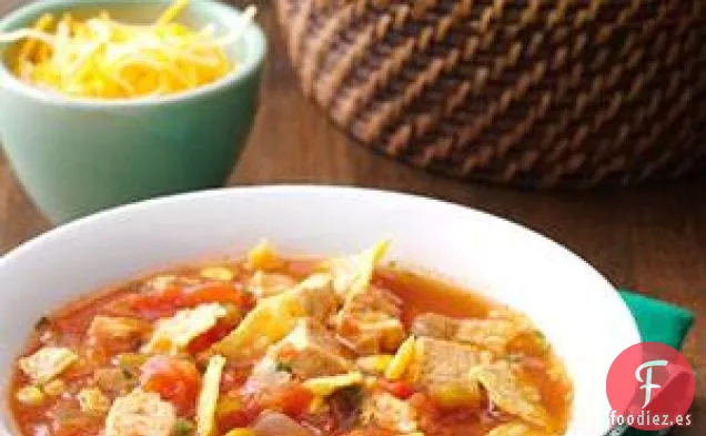 Sopa de Tortilla de Pollo del Suroeste
