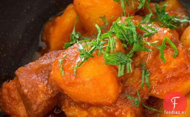 Panceta de Cerdo y Estofado de Limón en Conserva