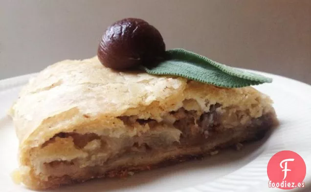 Strudel de Pera y Castaña
