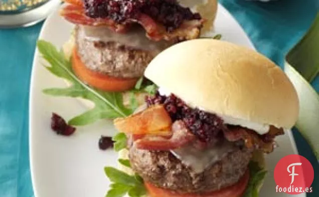 Mini Hamburguesas de Carne de Arándano