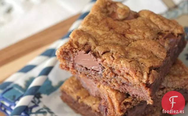 Mantequilla Marrón Gingersnap Chocolate Chip Cookie Bares | Galletas De Navidad