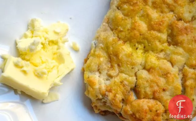 Bollos de Queso Azul y Cebolla Caramelizada