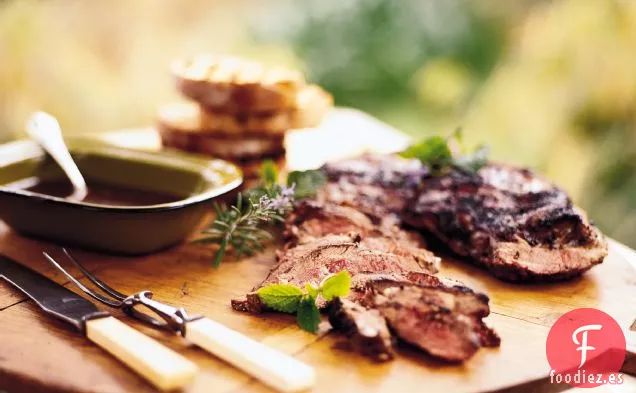 Pierna de Cordero a la Parrilla