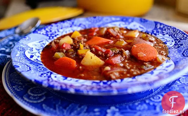 Sopa de Hamburguesa