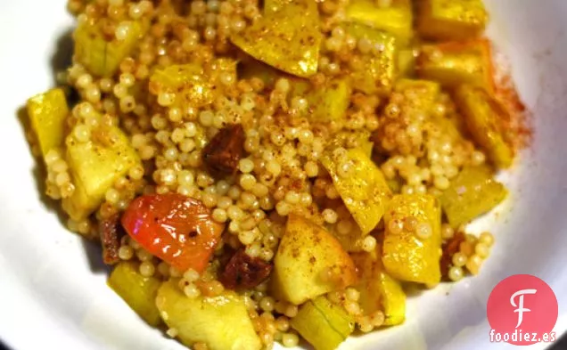 Cuscús Con Calabaza Asada, Manzana y Chorizo