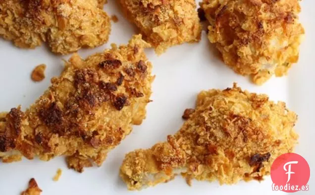 Pollo Frito Al Horno Con Costra De Maíz