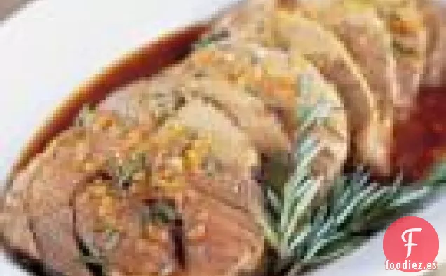 Pierna De Cordero Asada Al Romero Con Salsa Balsámica