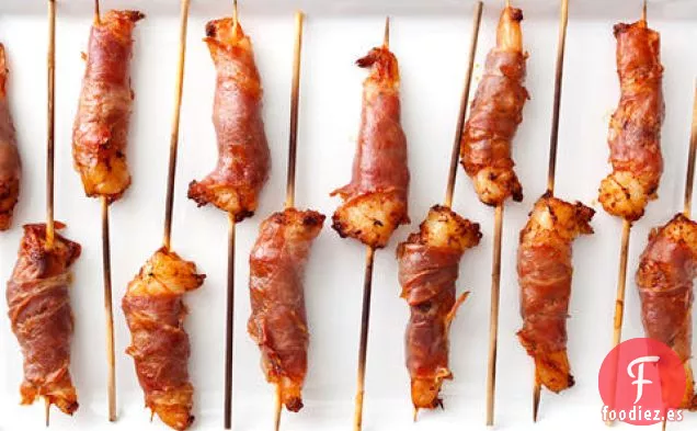 Camarones Envueltos en Jamón con Pimentón Ahumado