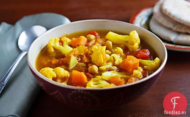 Sopa de Coliflor al Curry y Batata